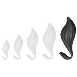 DarkSil Plug Silicone Bulby XXL 22 x 10cm Noir